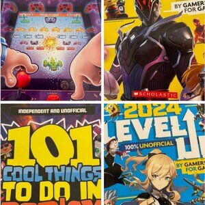 LOT: 4 Gamer books - appropriate for elementary school/preteens